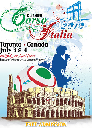 Corso Italia Toronto Street Festival on St. Clair Avenue West between Westmount & Lansdowne Ave.